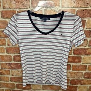 Tommy Hilfiger Shirt Vneck sz L